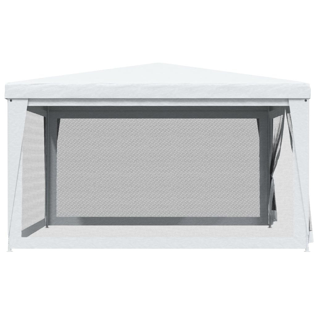 Party Tent with 4 Mesh Sidewalls