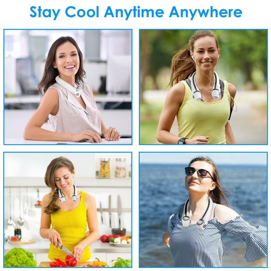Portable Neck Fan Hands-free Cooling Neck Fan