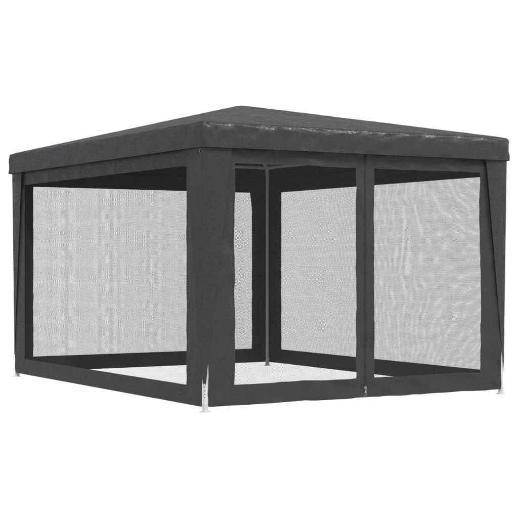 Party Tent with 4 Mesh Sidewalls