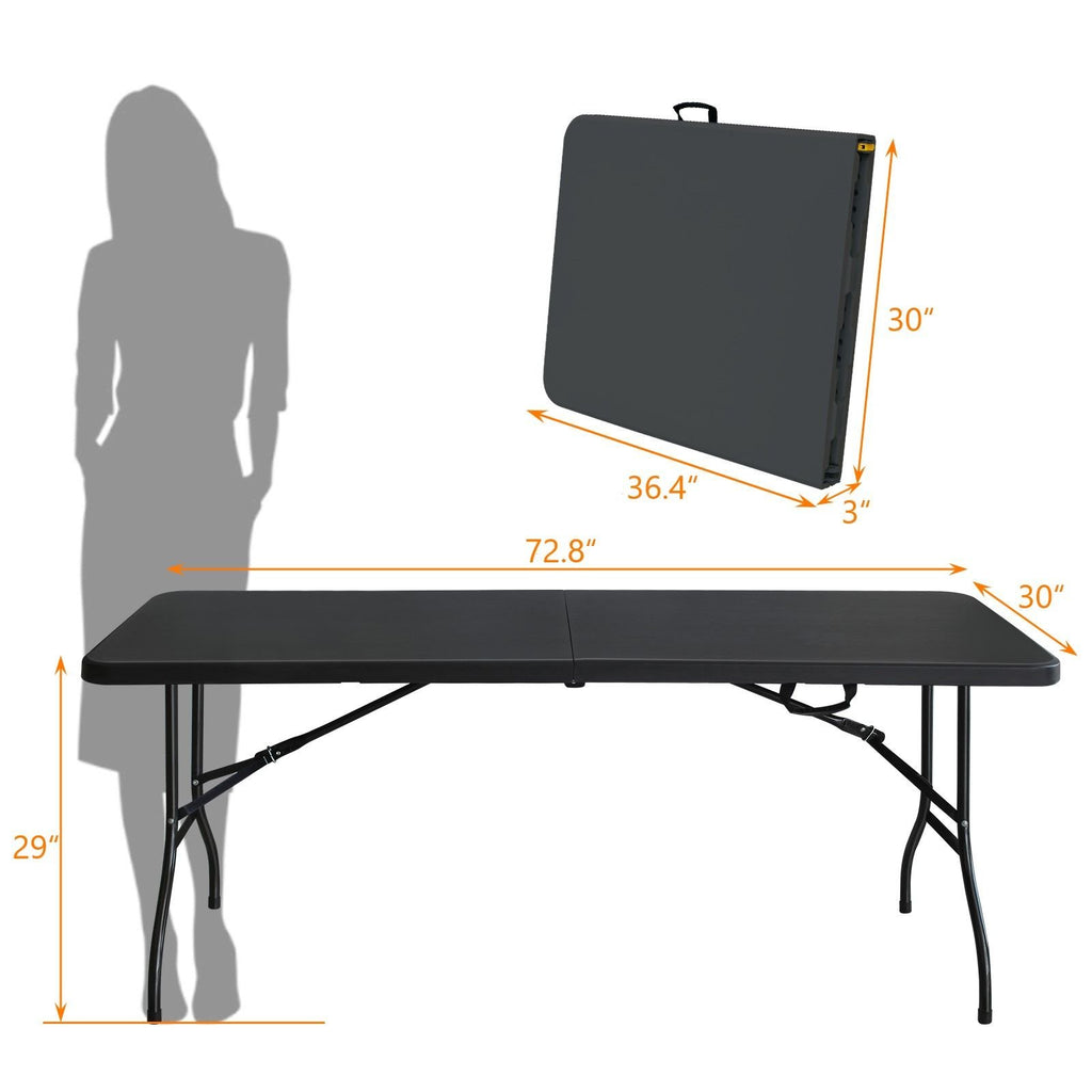 Portable Folding Table High Load-Bearing Plastic Camping Table
