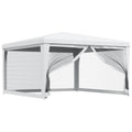 Party Tent with 4 Mesh Sidewalls