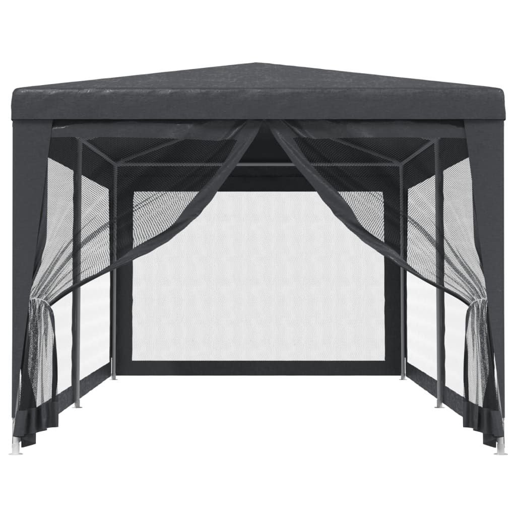 Party Tent with 6 Mesh Sidewalls