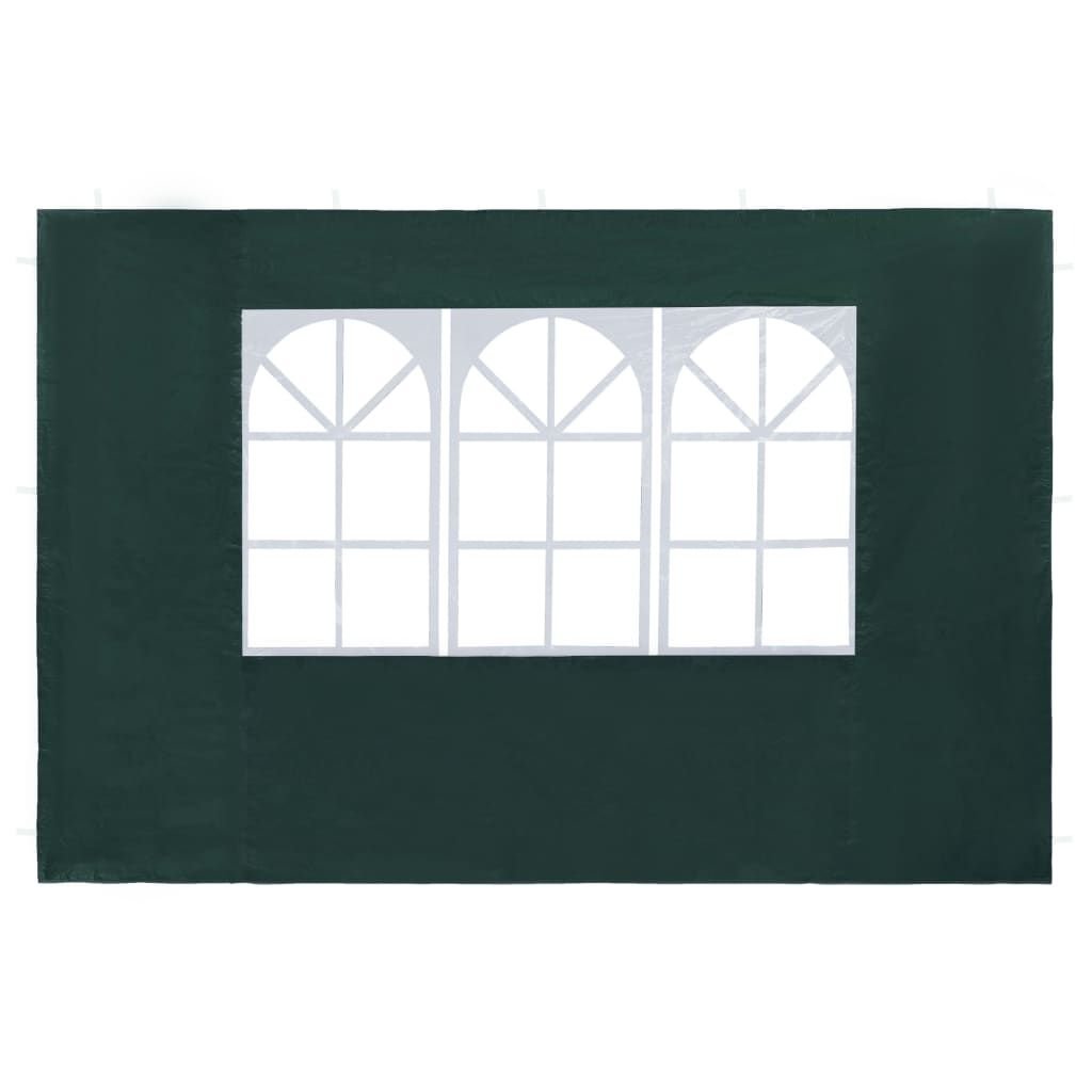 Party Tent Sidewall 2 pcs with Window PE