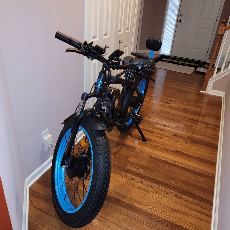 KETELES Electric Bike – 48V 23AH Dual 1000W Motors, 26"x4.0 MTB