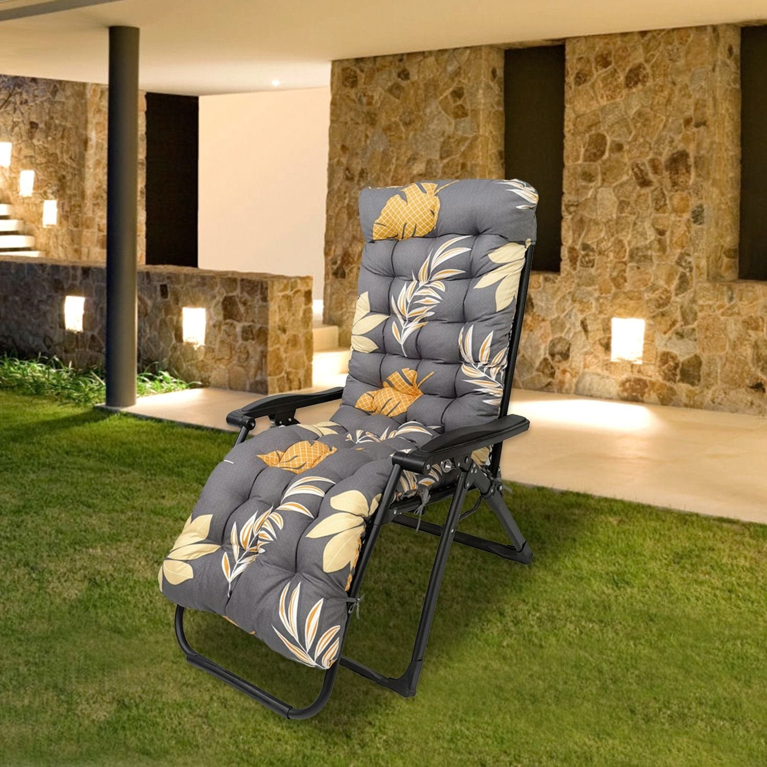 67" x 22" Chaise Lounger Cushion - Recliner & Rocking Chair Pad