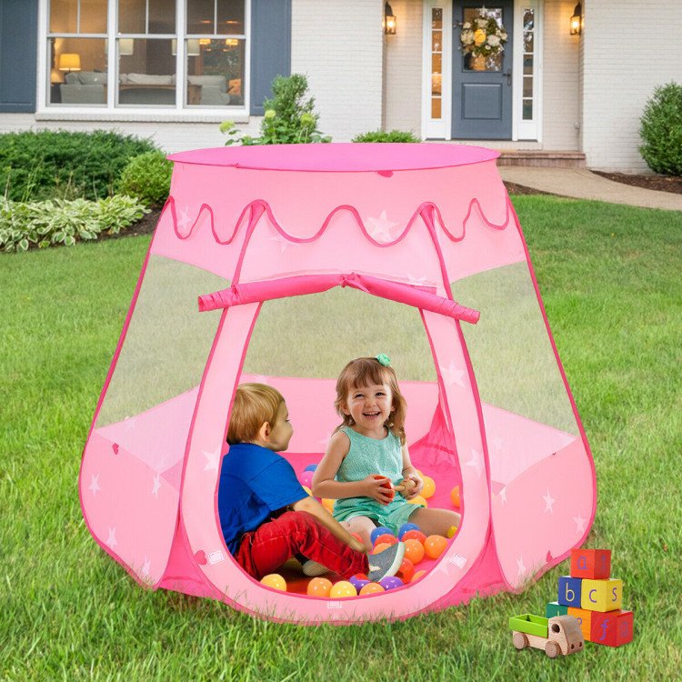 Portable Kids’ Playhouse Tent with 100 Colorful Balls – Fun Indoor Toy