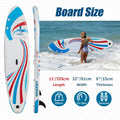 11' Inflatable Paddle Board SUP – Includes Paddle, Backpack, Pump & Leash