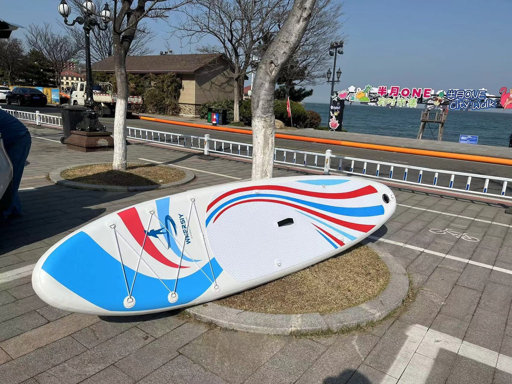 11' Inflatable Paddle Board SUP – Includes Paddle, Backpack, Pump & Leash
