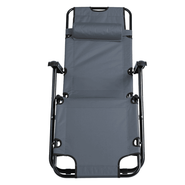 Portable Dual Purposes Extendable Folding Reclining Chair