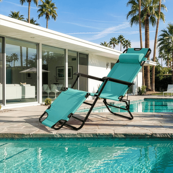 Portable Dual Purposes Extendable Folding Reclining Chair
