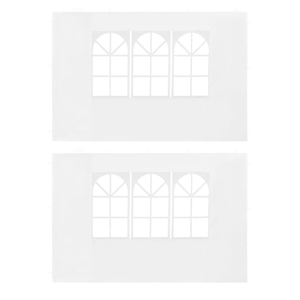 Party Tent Sidewall 2 pcs with Window PE