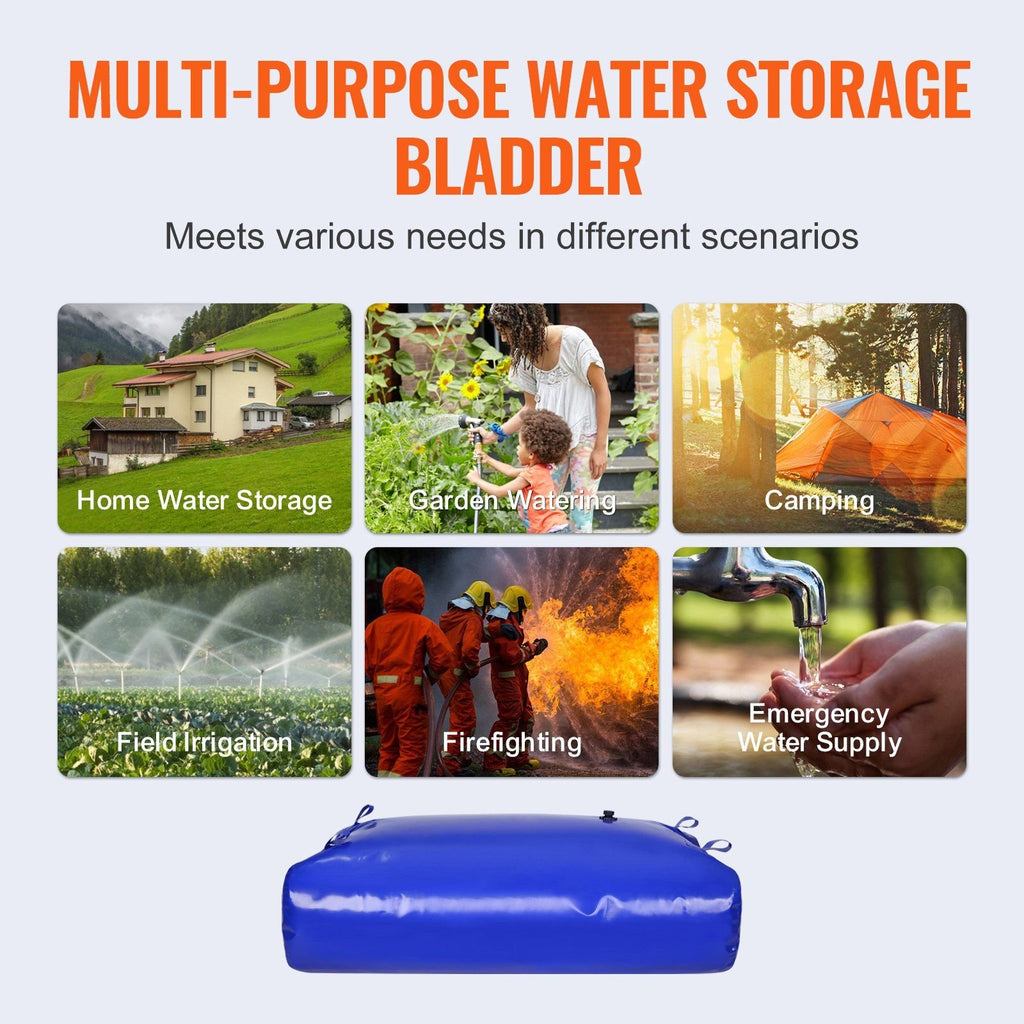 VEVOR Collapsible Water Bladder – Portable PVC Storage for RV & Camping
