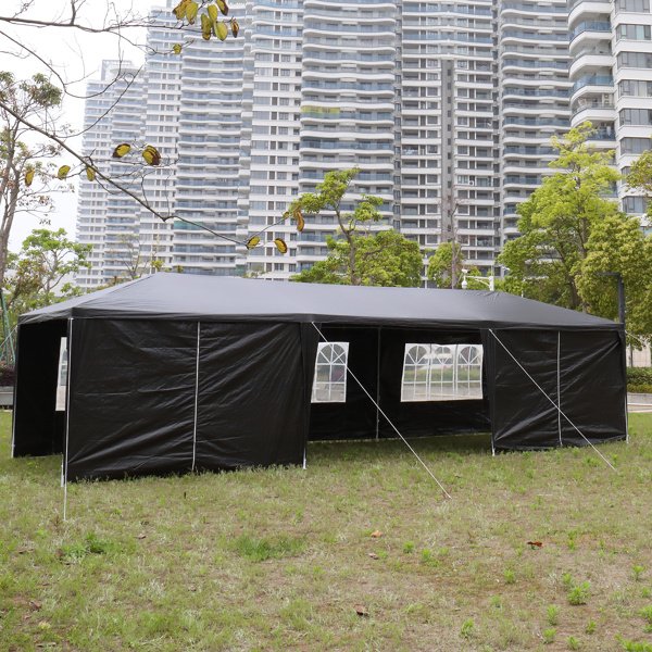 Outdoor Party Tent – Waterproof Canopy with 6 Removable Sidewalls