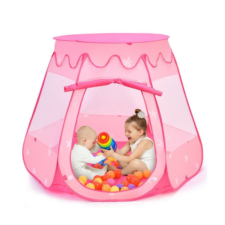 Portable Kids’ Playhouse Tent with 100 Colorful Balls – Fun Indoor Toy