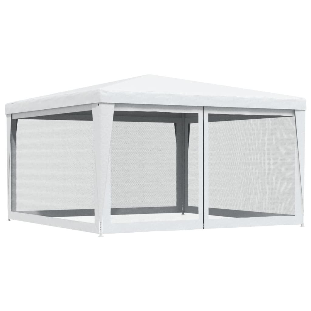Party Tent with 4 Mesh Sidewalls