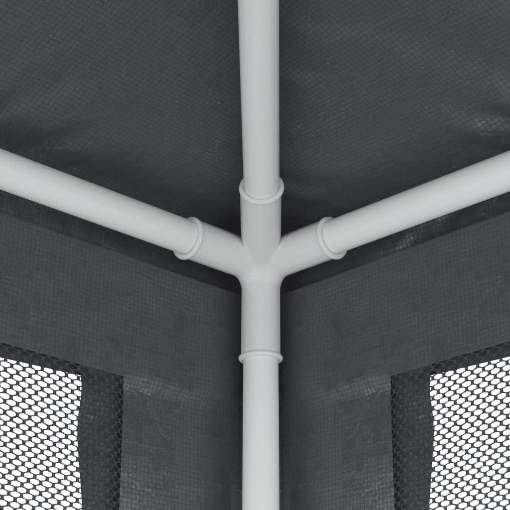 Party Tent with 6 Mesh Sidewalls