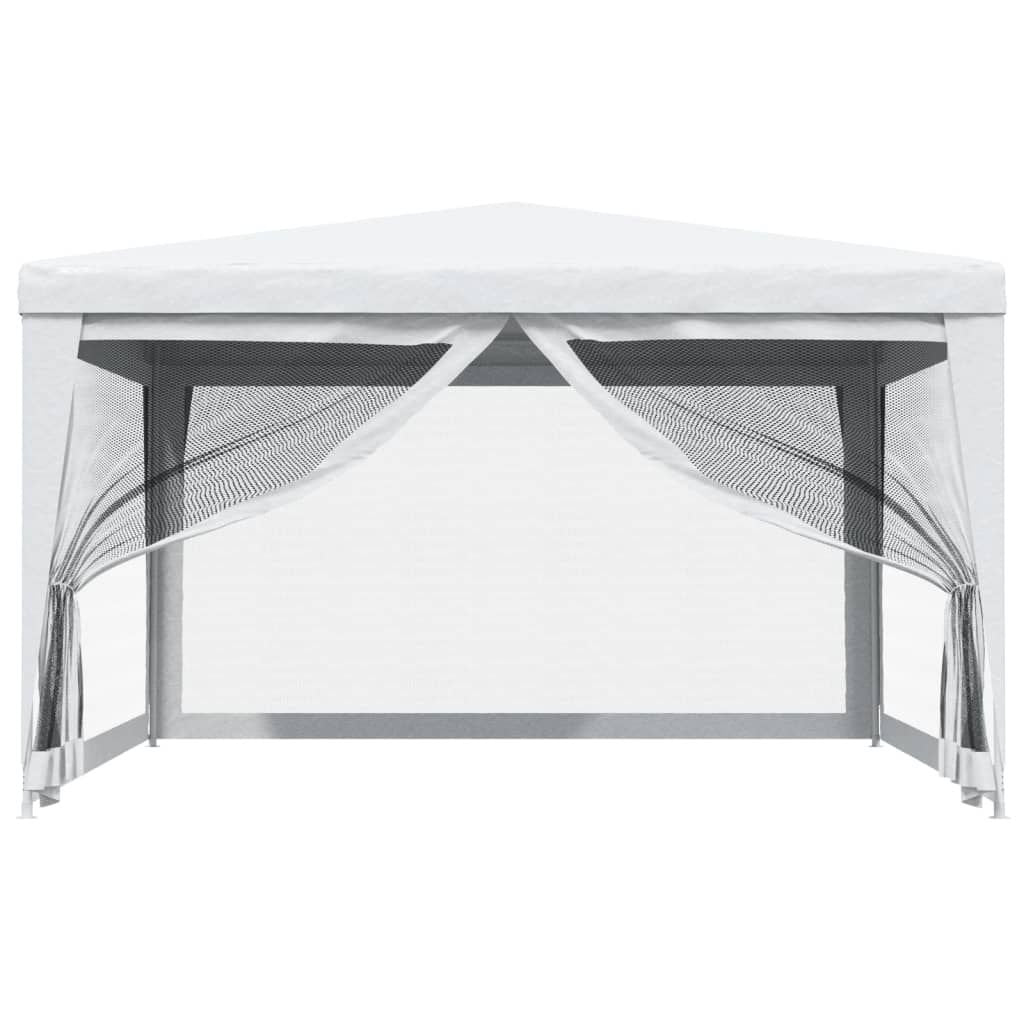 Party Tent with 4 Mesh Sidewalls