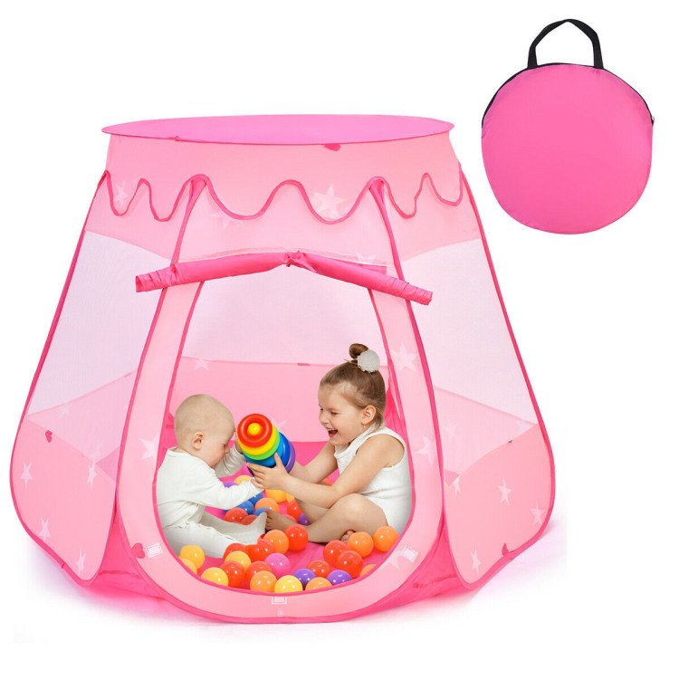 Portable Kids’ Playhouse Tent with 100 Colorful Balls – Fun Indoor Toy