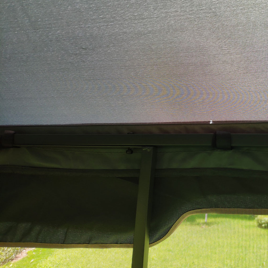 13' x 10' Patio Gazebo Canopy - Double Roof with Mosquito Netting