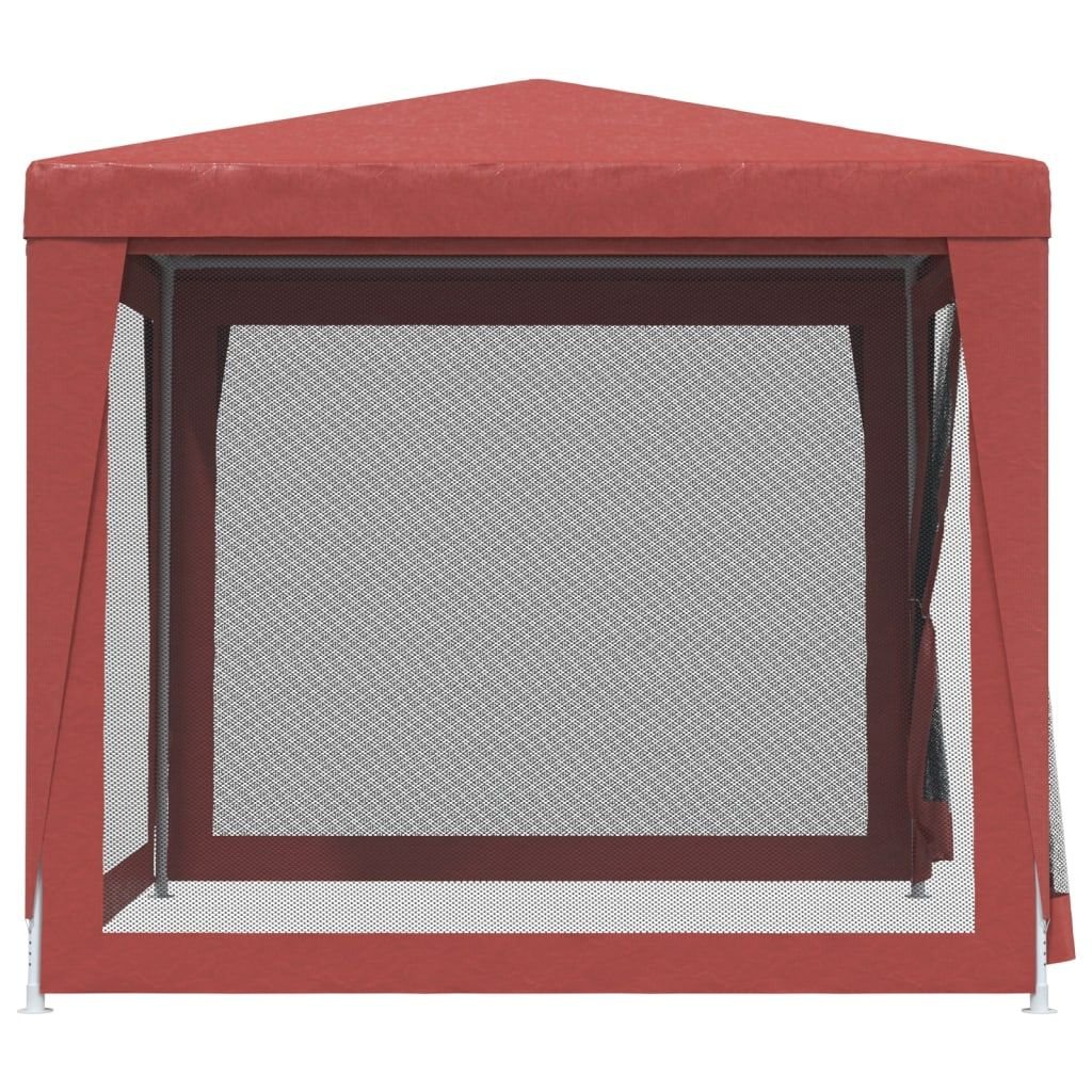 Party Tent with 4 Mesh Sidewalls