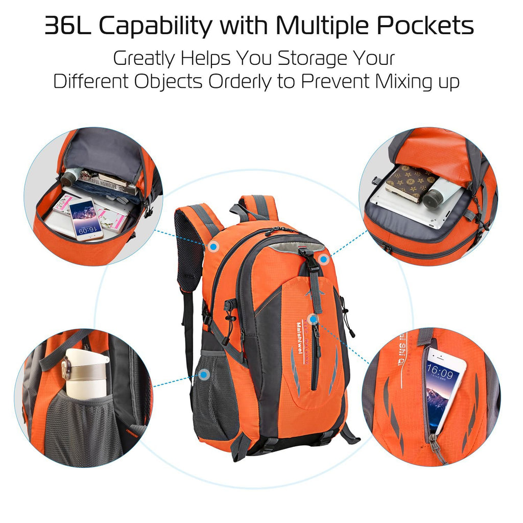 36L Waterproof Outdoor Travel Backpack
