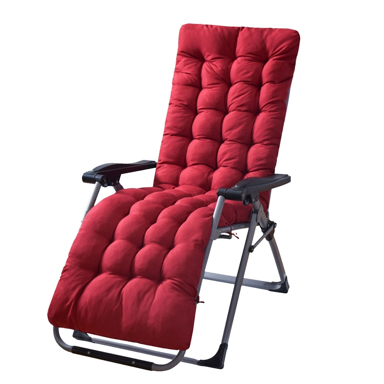 71" x 22" Plus Chaise Lounger Cushion - Outdoor Patio Recliner Pad