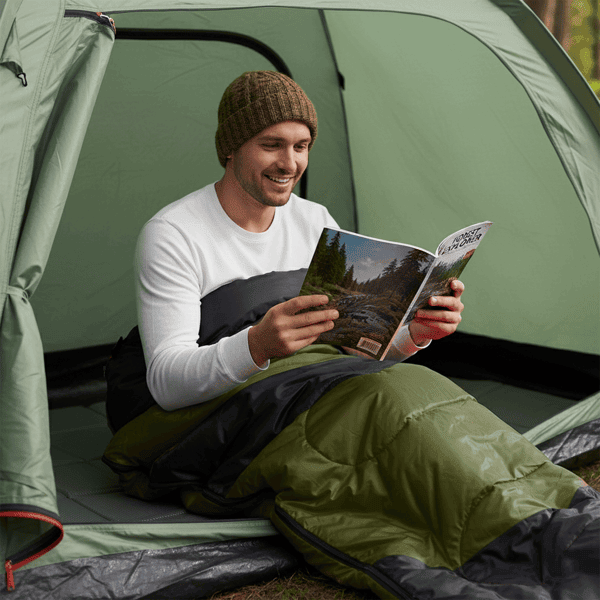 Lightweight Backpacking Sleeping Bag - Compact Waterproof for All Seasons