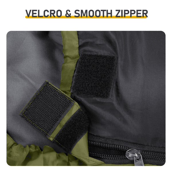 Lightweight Backpacking Sleeping Bag - Compact Waterproof for All Seasons