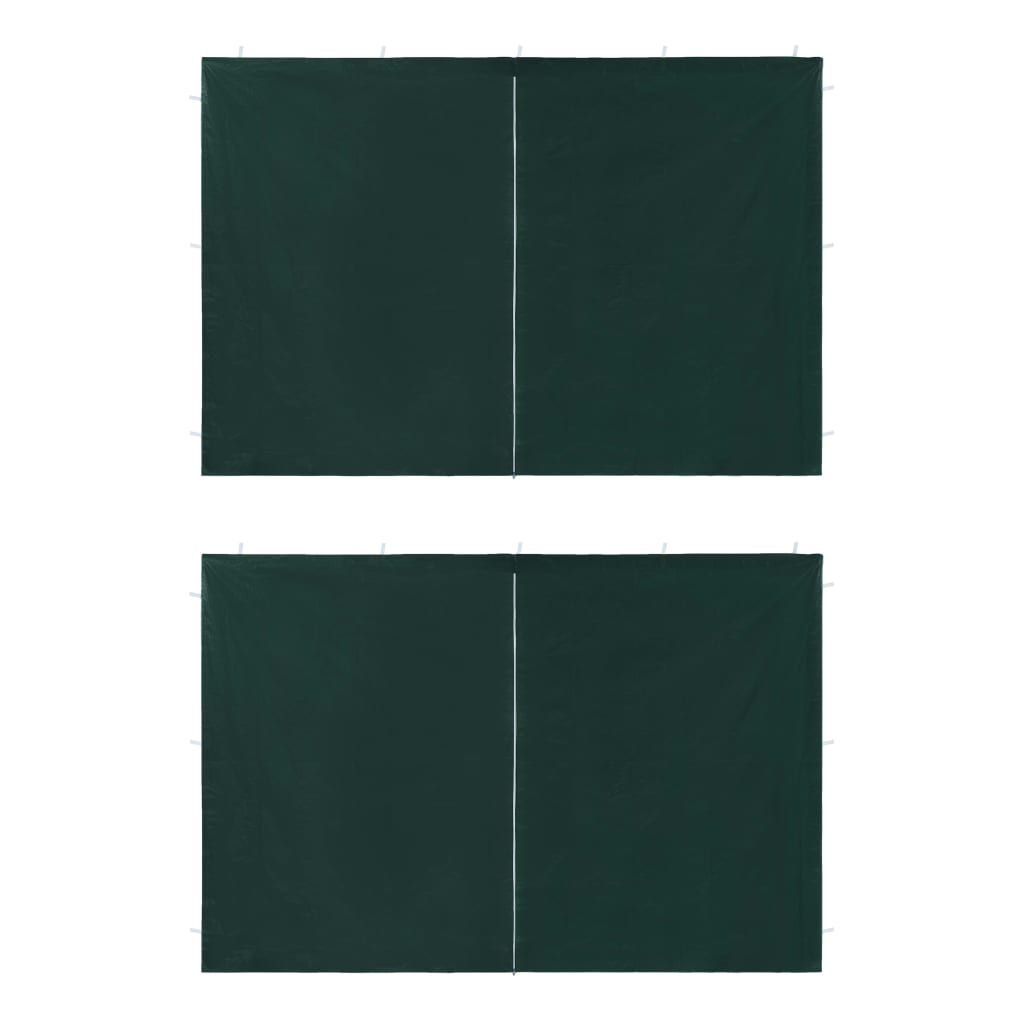 Party Tent Sidewall 2 pcs with Zipper PE