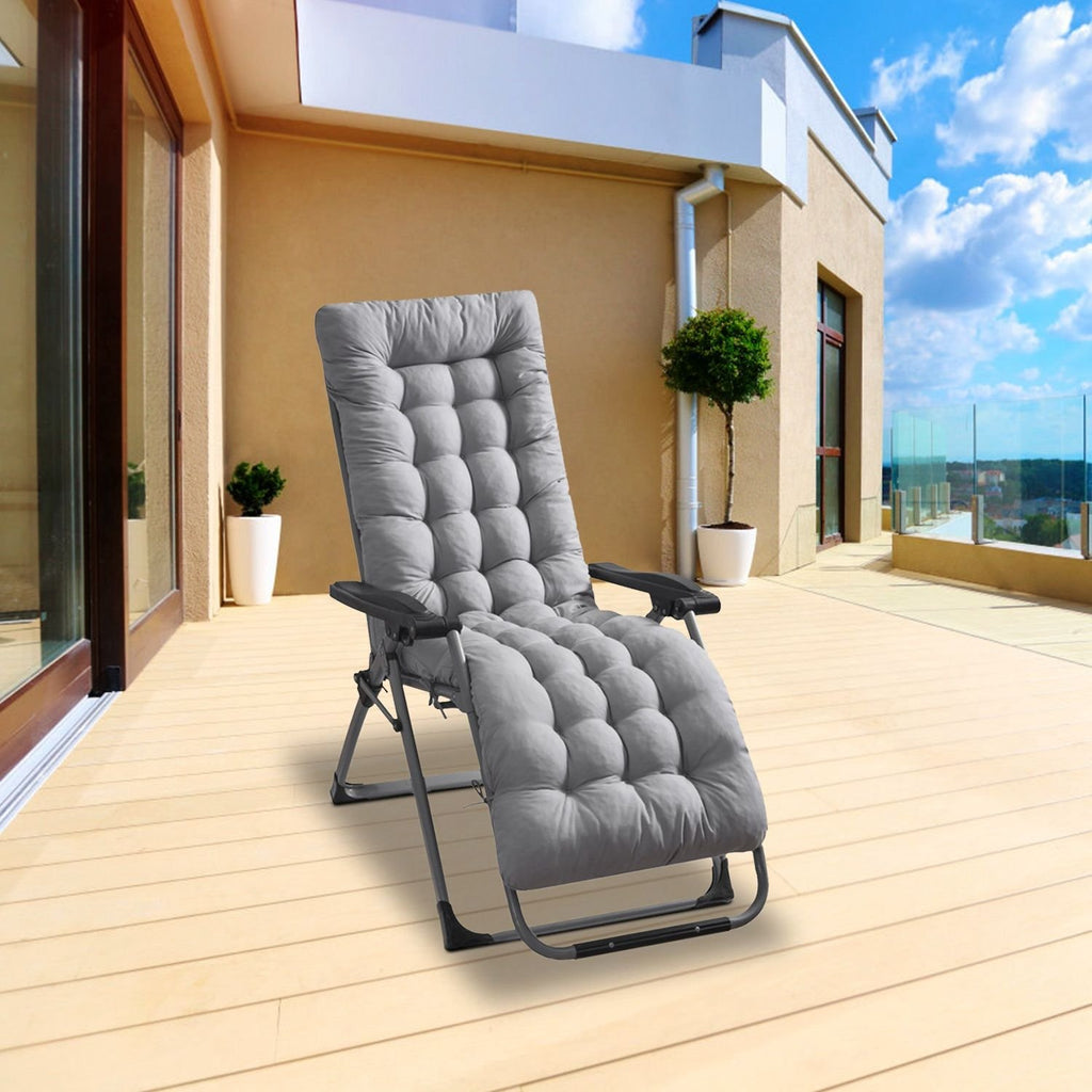 71" x 22" Plus Chaise Lounger Cushion - Outdoor Patio Recliner Pad