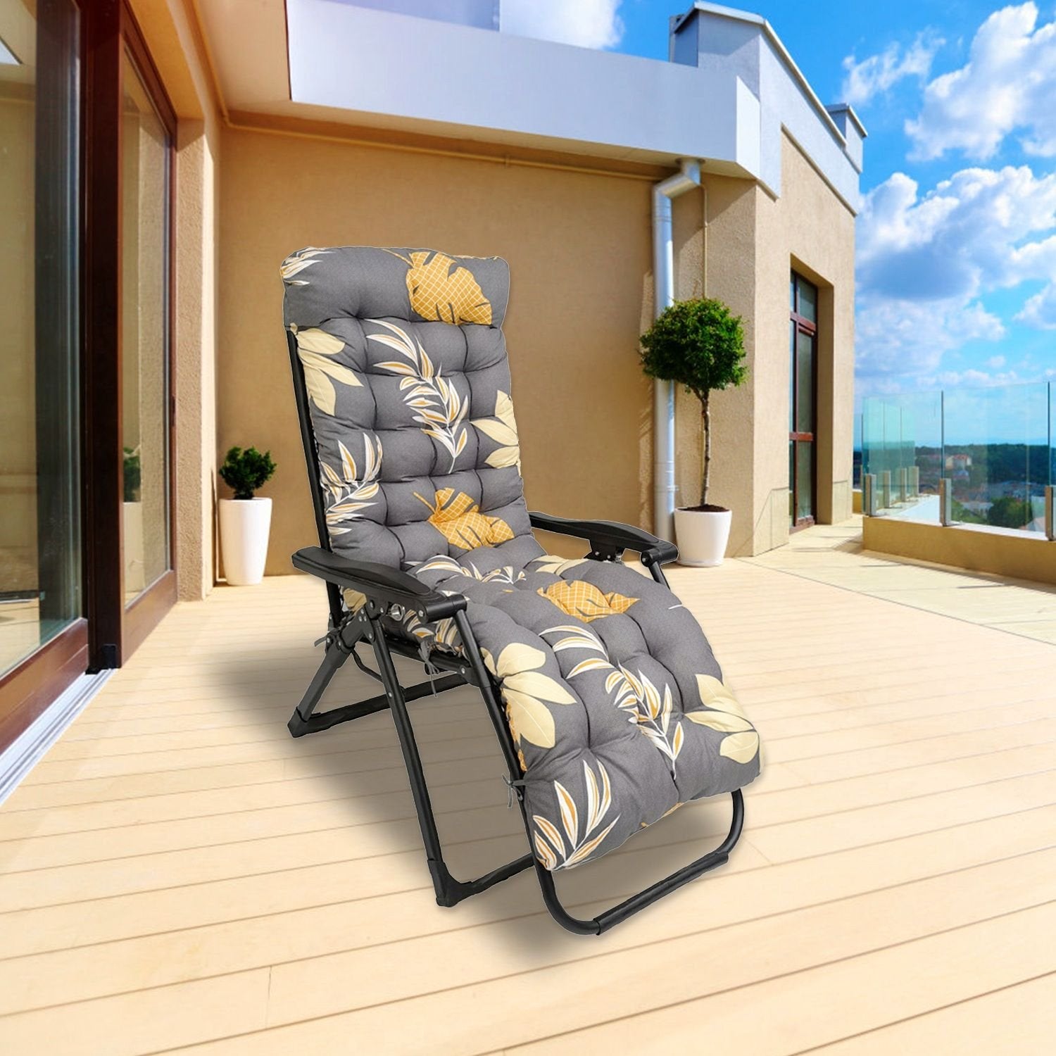 67" x 22" Chaise Lounger Cushion - Recliner & Rocking Chair Pad
