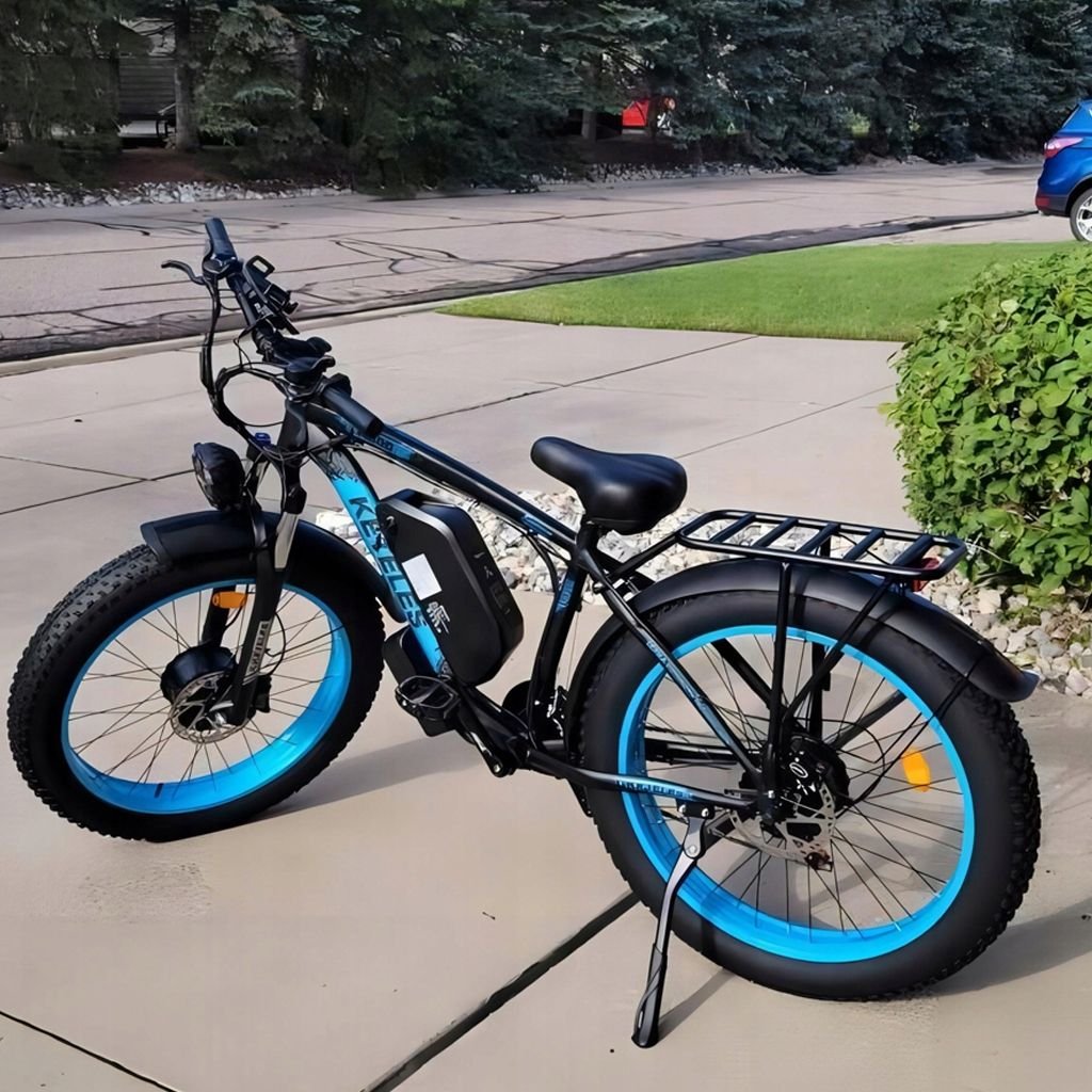 KETELES Electric Bike – 48V 23AH Dual 1000W Motors, 26"x4.0 MTB