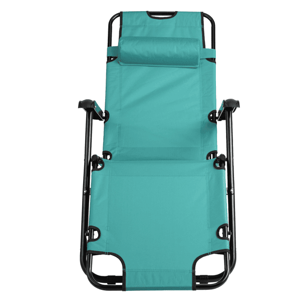 Portable Dual Purposes Extendable Folding Reclining Chair