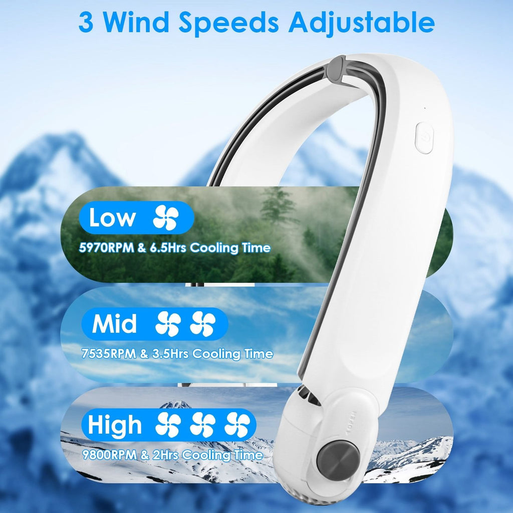 Portable Neck Fan Hands-free Cooling Neck Fan