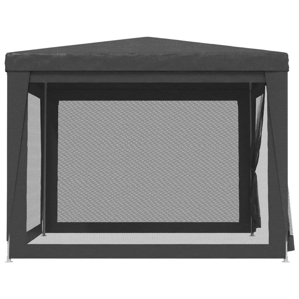 Party Tent with 4 Mesh Sidewalls