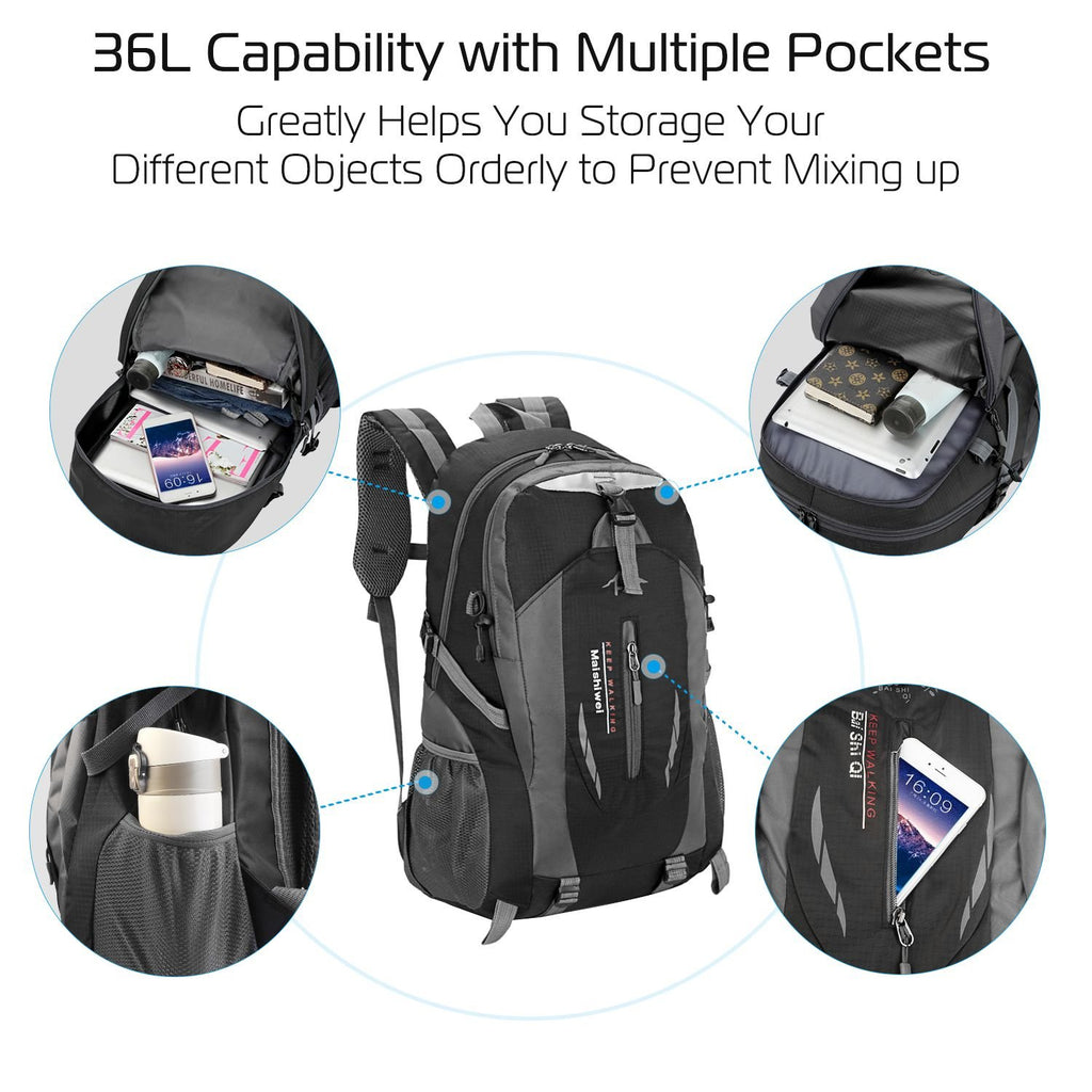 36L Waterproof Outdoor Travel Backpack