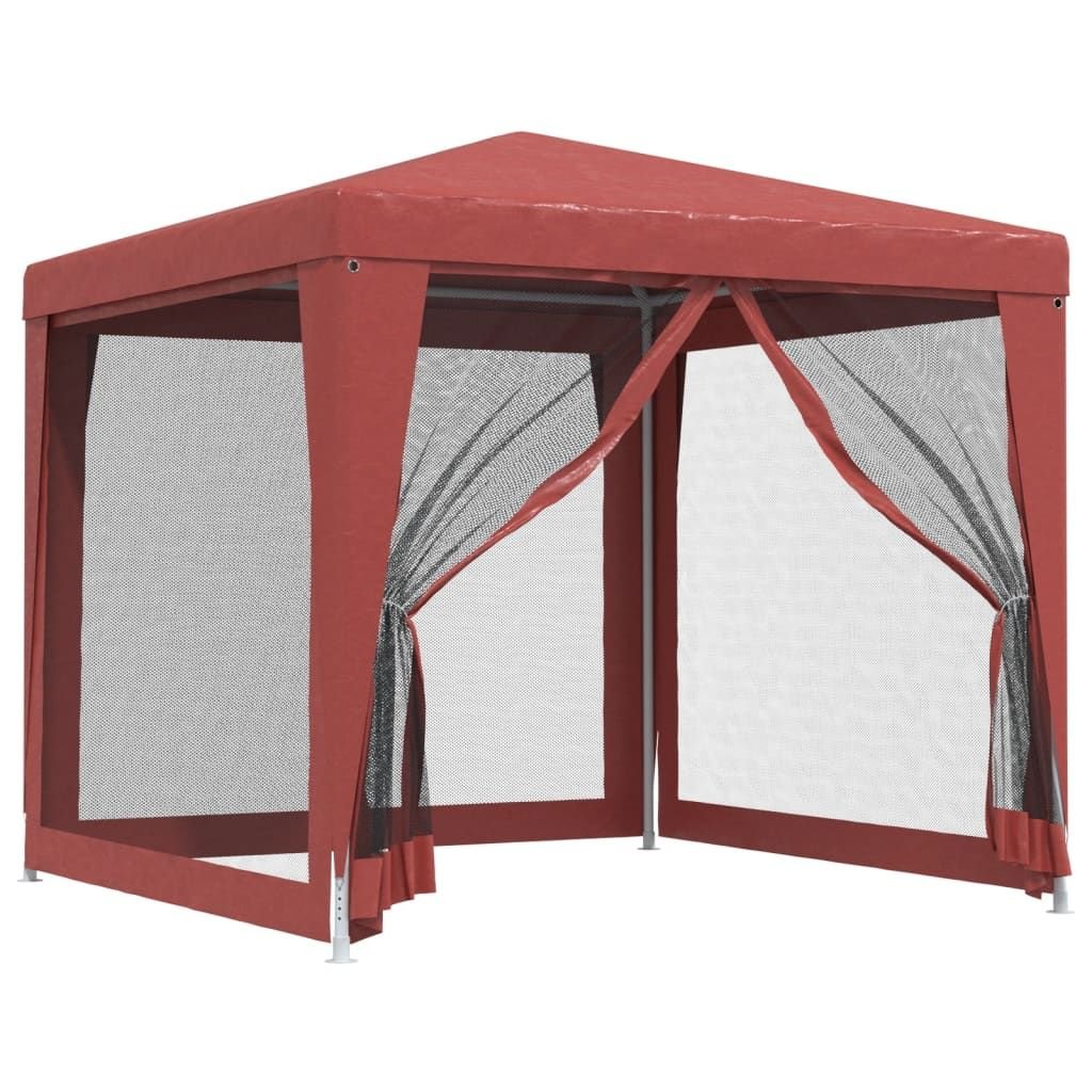 Party Tent with 4 Mesh Sidewalls