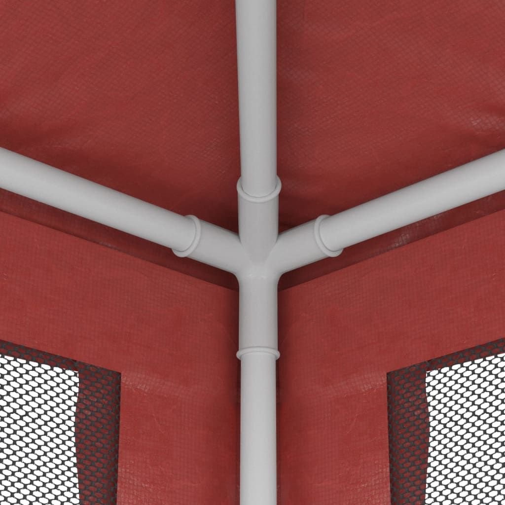 Party Tent with 4 Mesh Sidewalls