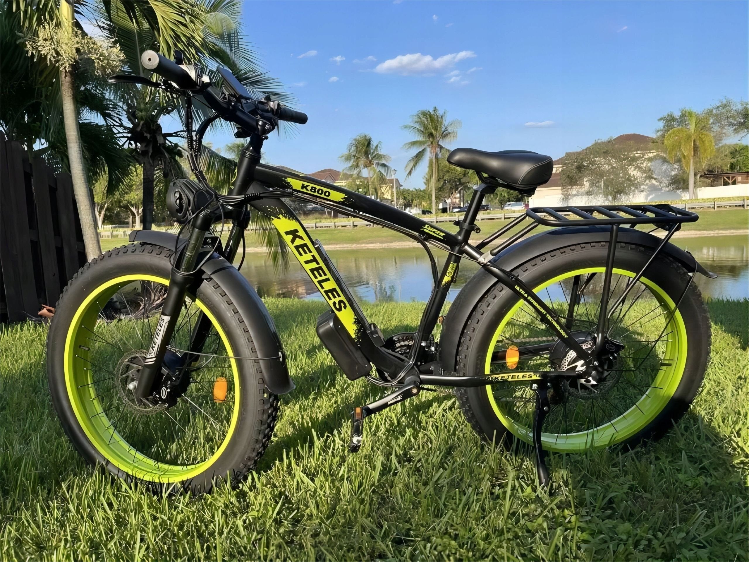 KETELES Electric Bike – 48V 23AH Dual 1000W Motors, 26"x4.0 MTB