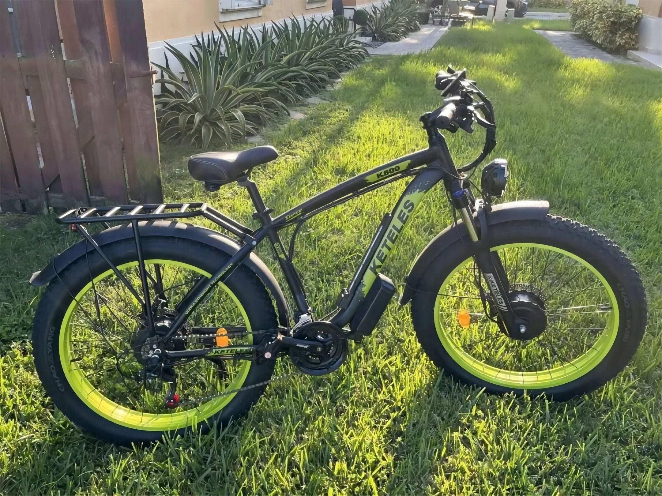 KETELES Electric Bike – 48V 23AH Dual 1000W Motors, 26"x4.0 MTB