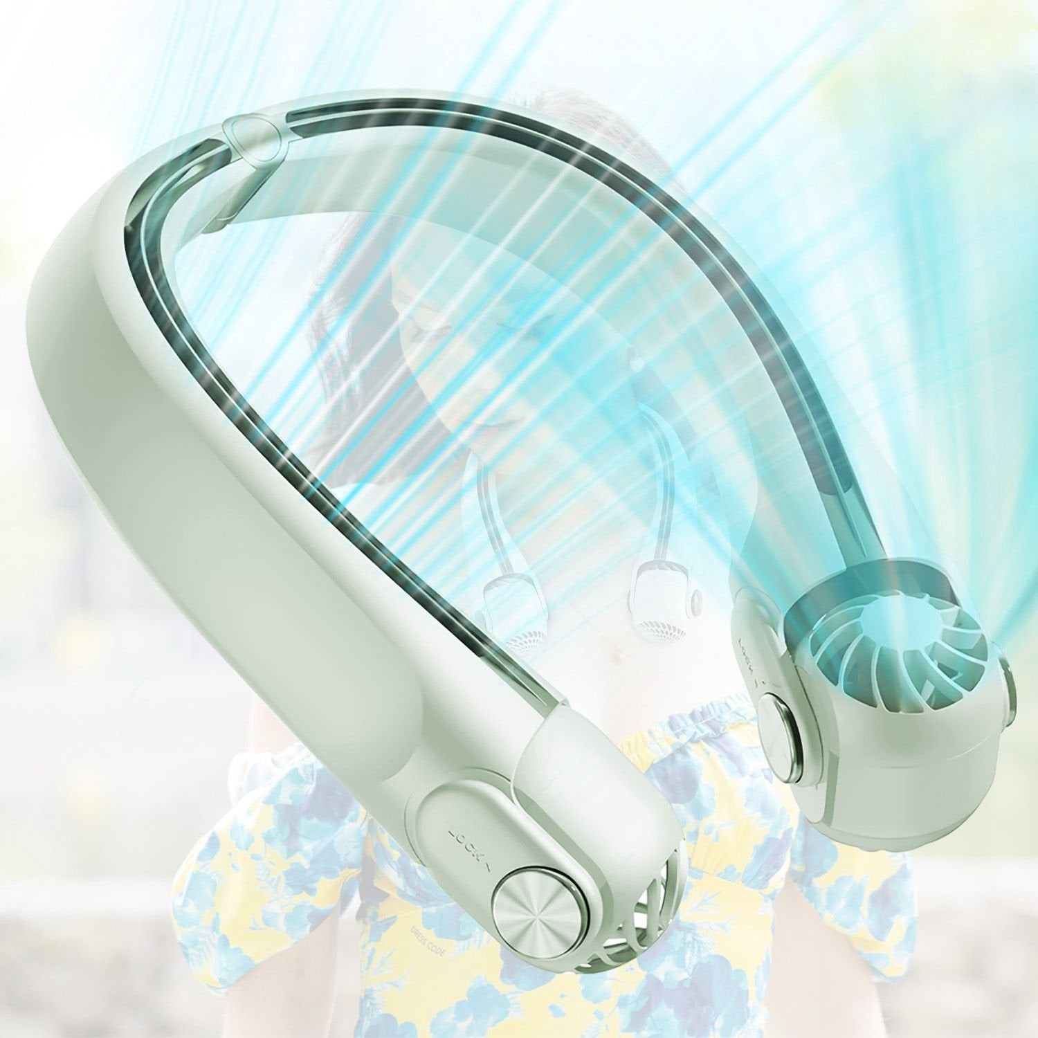 Portable Neck Fan Hands-free Cooling Neck Fan