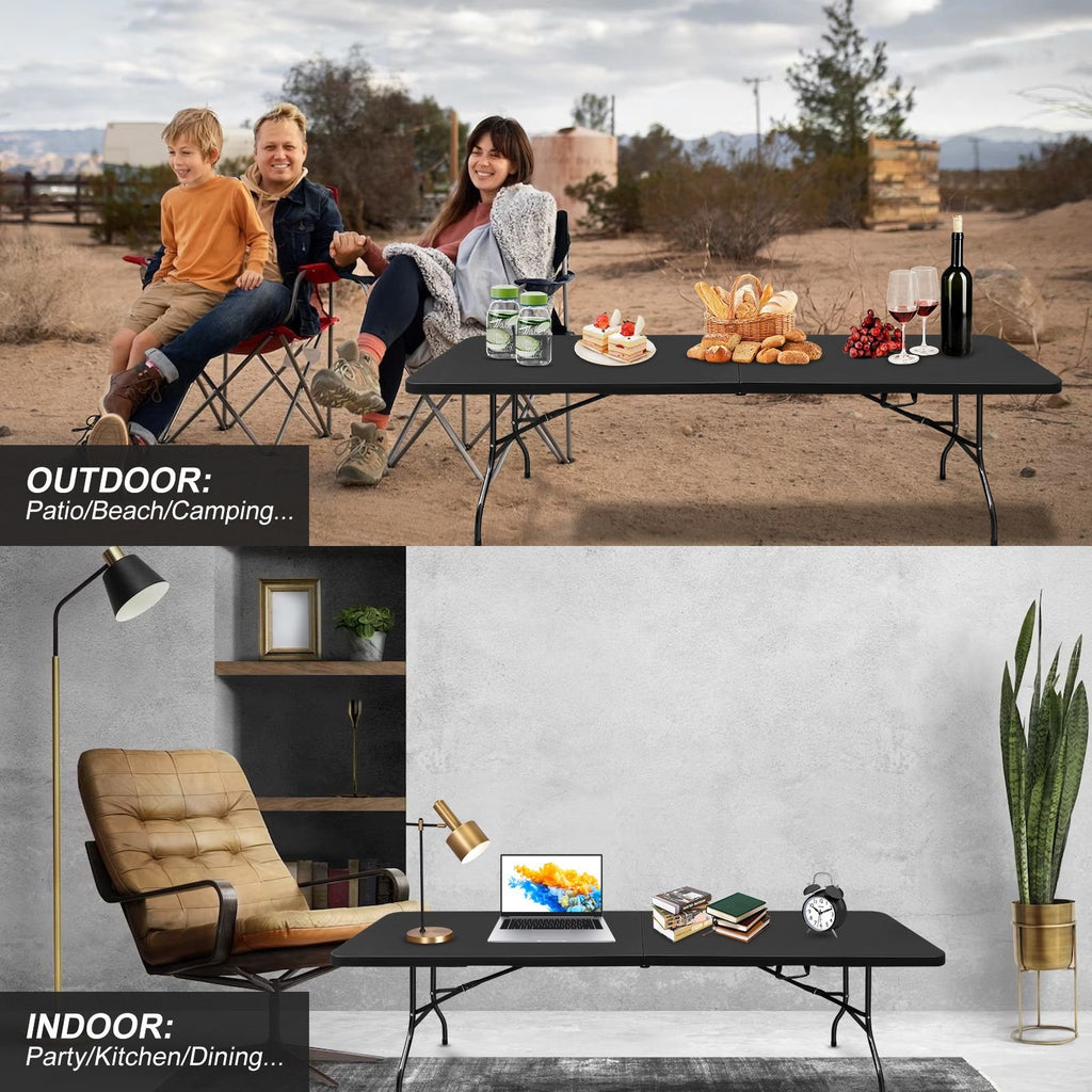 Portable Folding Table High Load-Bearing Plastic Camping Table