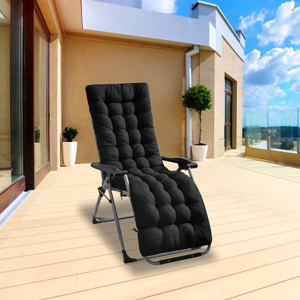 71" x 22" Plus Chaise Lounger Cushion - Outdoor Patio Recliner Pad