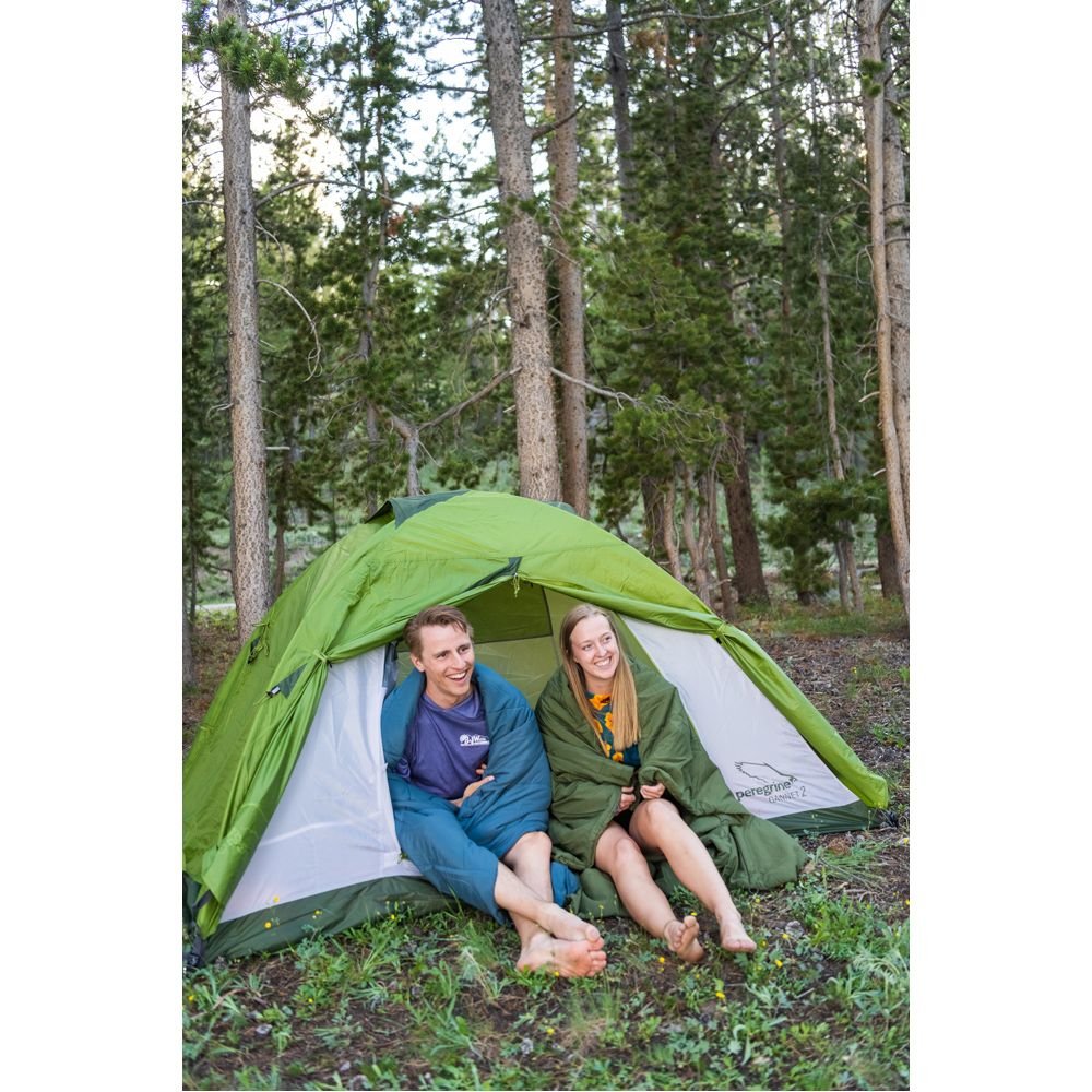 Peregrine Link-up Synthetic Camping Quilt Stone Grey - Single