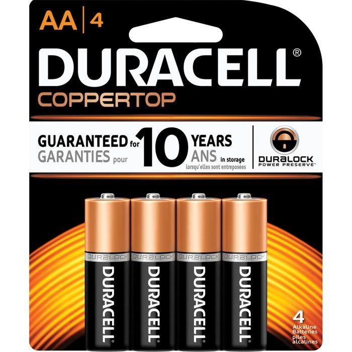 Duracell Coppertop Alkaline Batteries