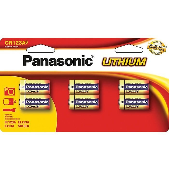 Panasonic CR123 Lithium Batteries – 3V High-Performance Power