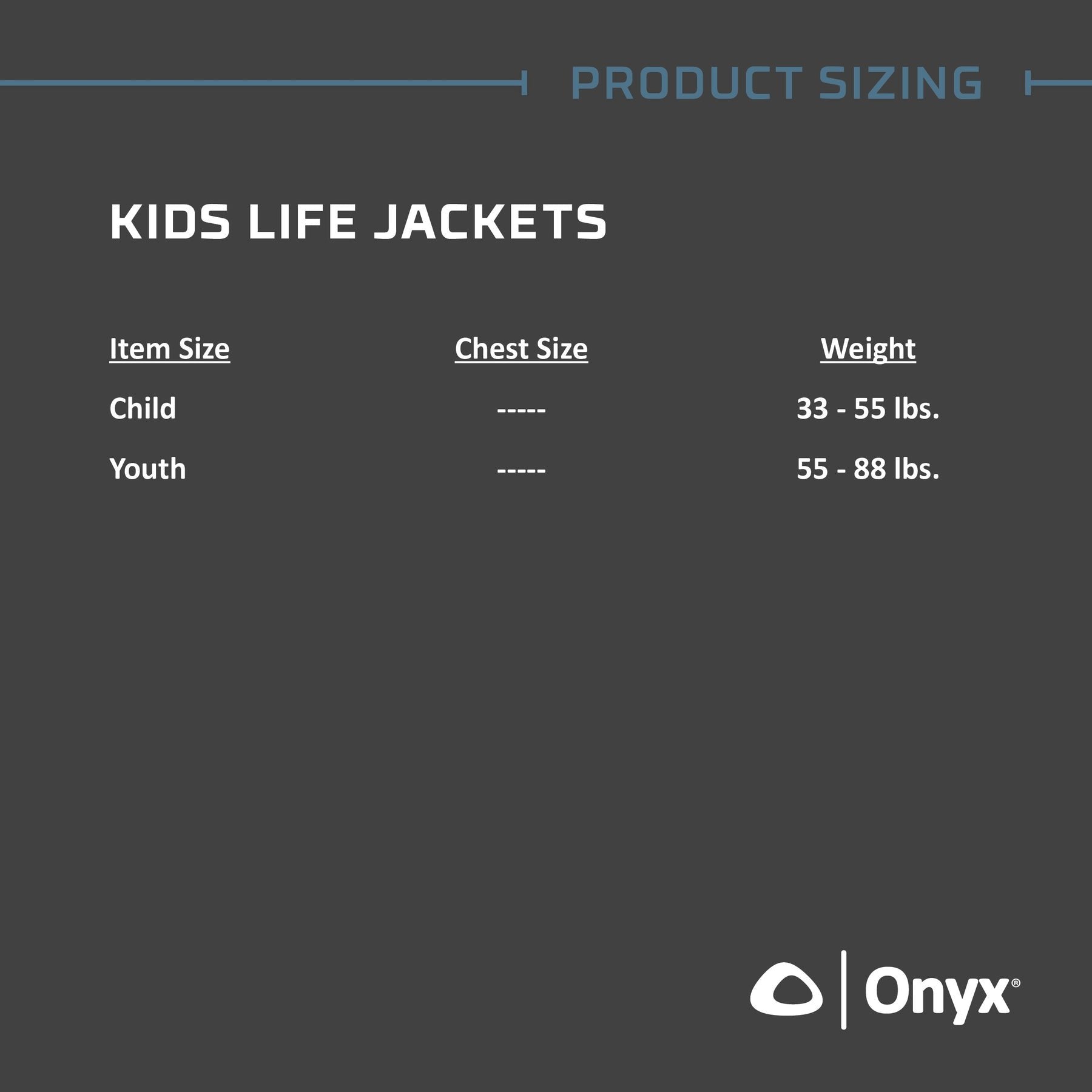 Onyx Youth Universal Paddle Vest