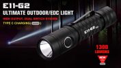 E11-G2 -1300 Lumen Rechargeable EDC Flashlight