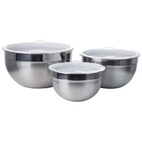 6 Pc Stainless Steel Mixing Bowl Set