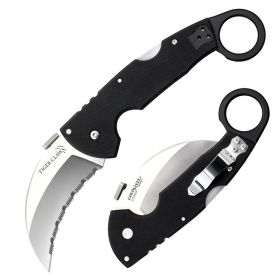 Cold Steel 3.5" Tiger Claw Serrated Folding Pocket Knife